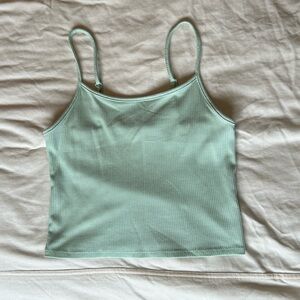 American Eagle Outfitters mint green cropped tank top. Worn once